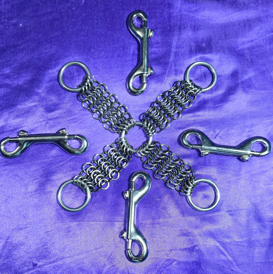 Chainmail Hog-Tie Cross